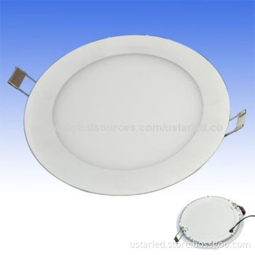 10W Emergency LED Panel Lights, >80CRI, AC 85-265V, 850-900lm, 160mm Cutout, Emergency 30-180min